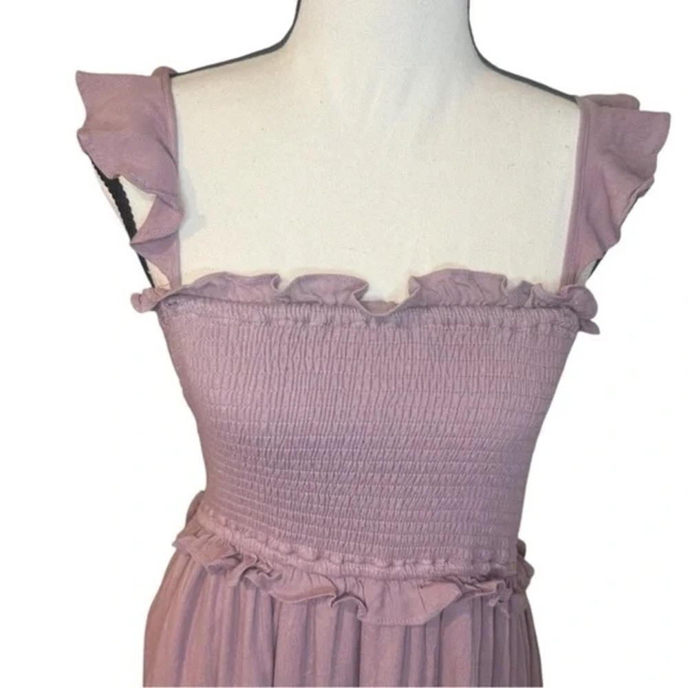 Elegant Mauve Maxi Dress